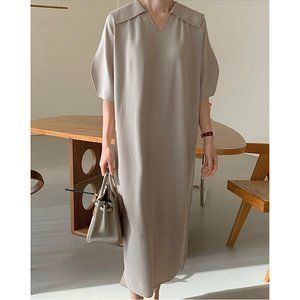 NEW Luxury K-Fashion Summer Knit Long Dress